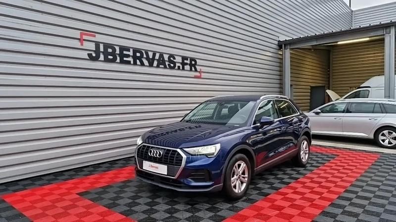 Bleu Occasion 2021 Audi Q3 Design SUV | 25 990 € (Prix juste) - Image 1/4