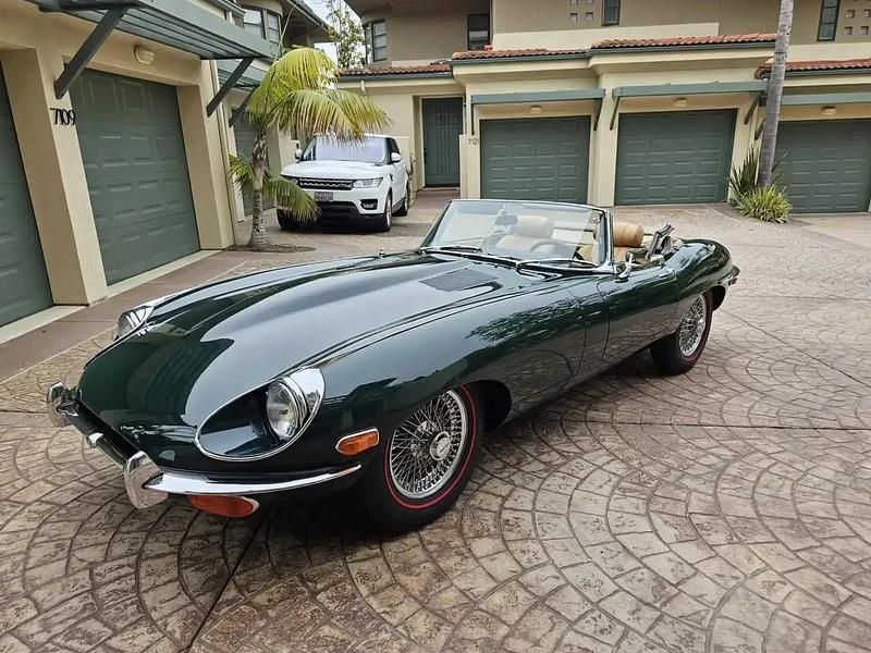Vert Occasion 1970 Jaguar E-Type Cabriolet | 75 000 € - Image 1/4