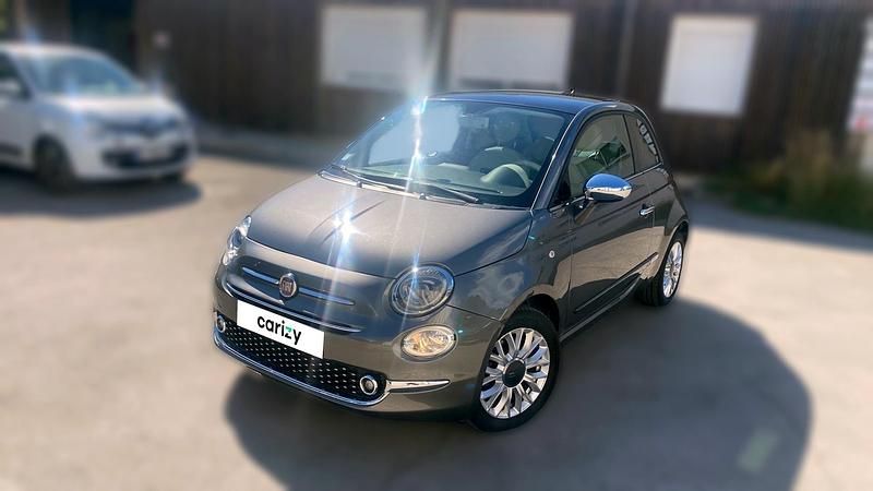 Gris Utilisé 2016 Fiat 500 Lounge Berline | 7 990 € (Bon prix) - Image 1/4
