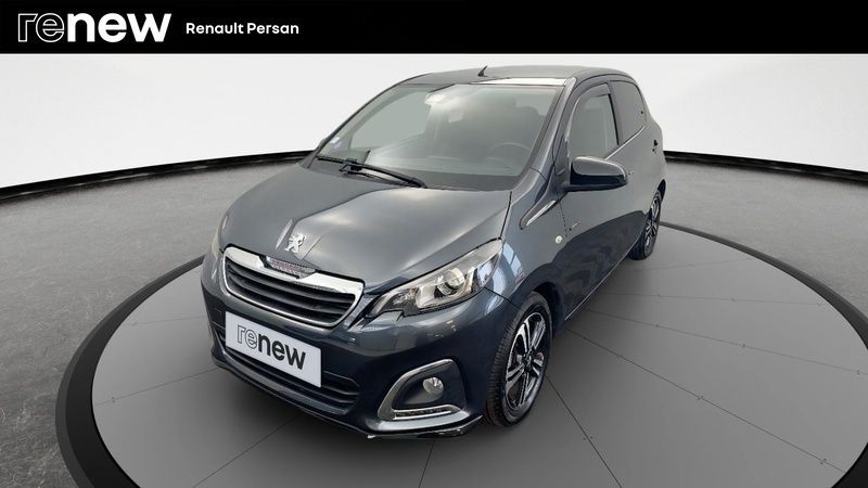 Gris Utilisé 2017 Peugeot 108 GT-line Citadine | 9 990 € (Prix assez cher) - Image 1/4
