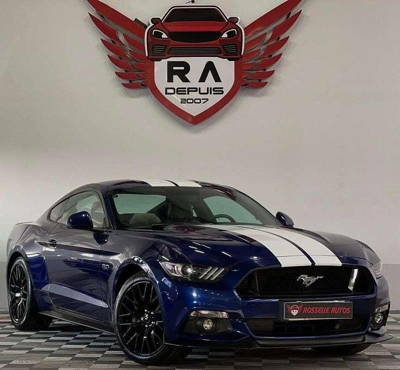 Occasion Ford Mustang GT Fastback 421 ch (309 kW) 2016 Bleu Coupé