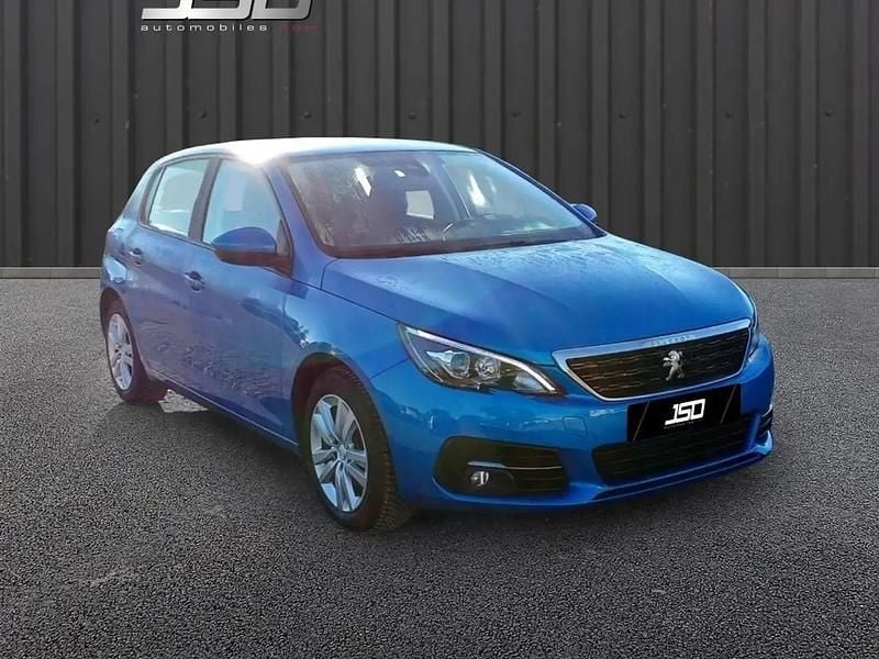 Bleu Utilisé 2021 Peugeot 308 Business-Line Berline | 17 490 € (Super prix) - Image 1/4