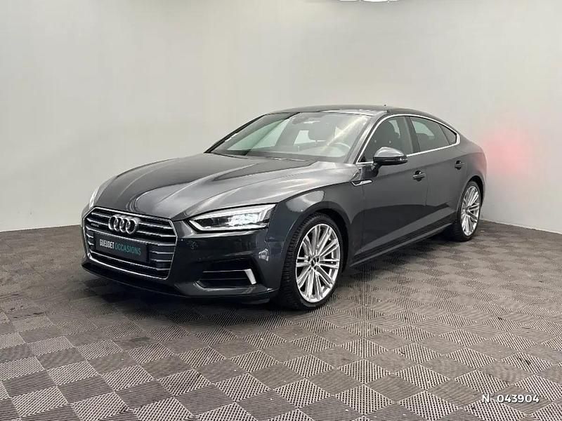 Gris Utilisé 2018 Audi A5 Sportback Sport | 36 490 € - Image 1/4