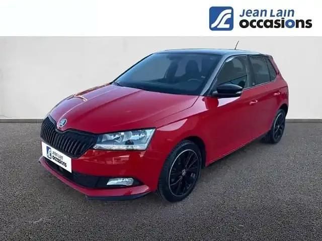 Rouge corrida toit noir Occasion 2020 Skoda Fabia Berline | 14 990 € (Prix juste) - Image 1/4