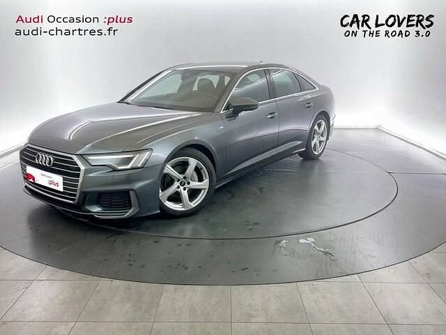 Gris daytona nacré Utilisé 2021 Audi A6 S-Line Berline | 37 800 € (Super prix) - Image 1/4