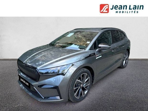 Gris Utilisé 2024 Skoda Enyaq iV SportLine SUV | 37 190 € (Prix cher) - Image 1/4