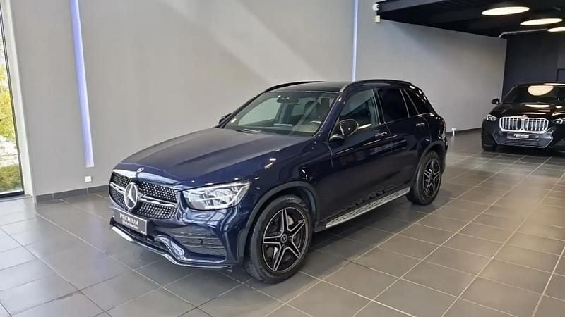 Bleu Utilisé 2022 Mercedes GLC220 AMG line SUV | 43 990 € (Bon prix) - Image 1/4