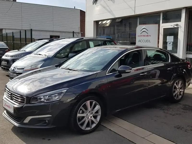 Bleu Utilisé 2021 Peugeot 508 S Berline | 22 500 € (Prix juste) - Image 1/4