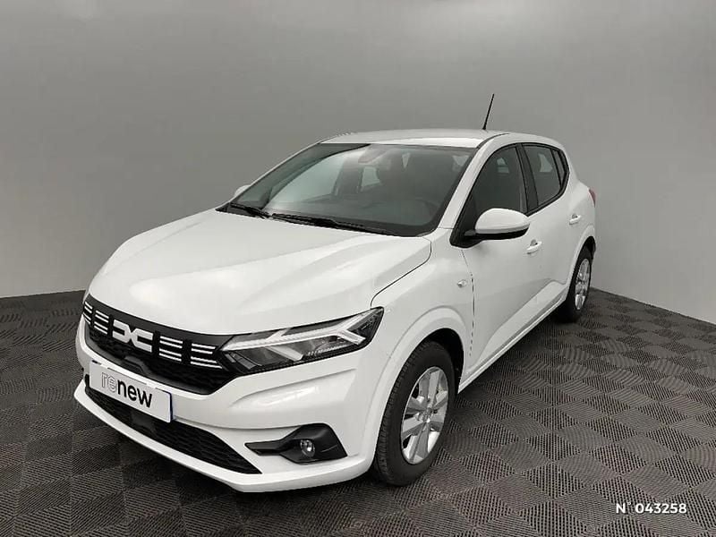 Blanc Utilisé 2023 Dacia Sandero Expression Citadine | 15 490 € (Prix juste) - Image 1/4