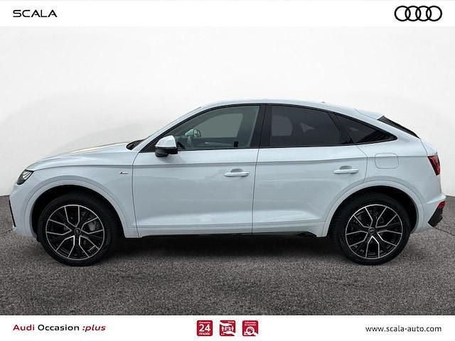 Occasion Audi Q5 Sportback S-Line 265 ch (194 kW) 2022 Blanc glacier métallisé SUV