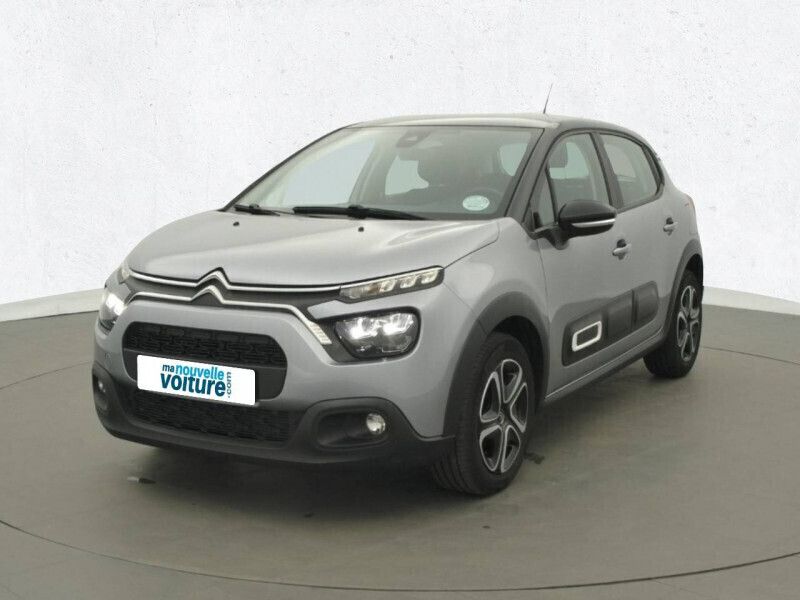 Gris Utilisé 2022 Citroën C3 PureTech Citadine | 11 490 € (Prix juste) - Image 1/4
