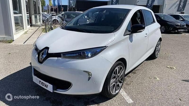 Blanc Utilisé 2019 Renault Zoe Intens Citadine | 7 499 € (Super prix) - Image 1/4