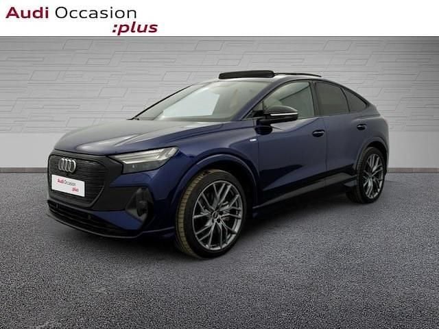 Bleu navarre métallisé Occasion 2022 Audi Q4 Sportback e-tron Edition .1 SUV | 39 890 € (Prix juste) - Image 1/4