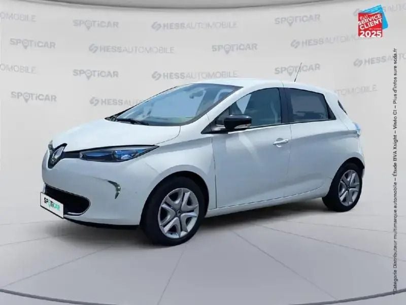 Blanc Utilisé 2018 Renault Zoe Zen Citadine | 5 499 € (Super prix) - Image 1/4