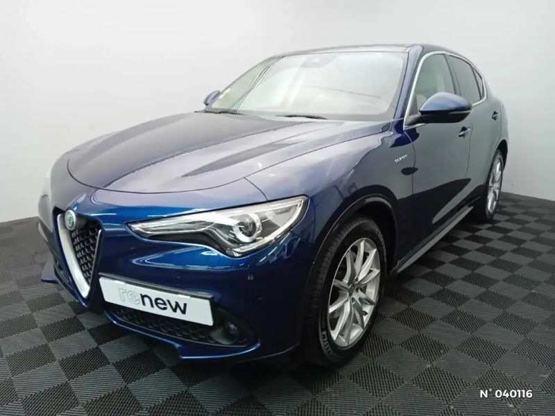 Bleu Utilisé 2020 Alfa Romeo Stelvio SUV | 24 990 € (Super prix) - Image 1/4