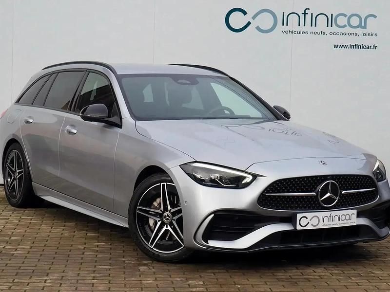 Argent Occasion 2023 Mercedes C200 AMG line Plus Break | 38 300 € (Prix cher) - Image 1/4