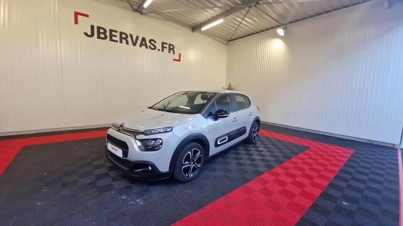 Beige Utilisé 2021 Citroën C3 Feel Citadine | 9 690 € (Bon prix) - Image 1/4