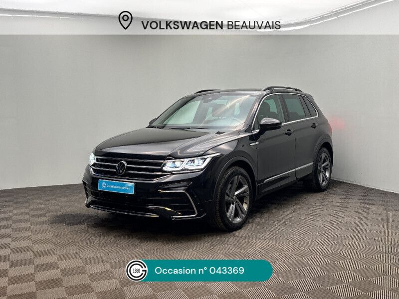 Noir Utilisé 2022 VW Tiguan R-line SUV | 33 990 € (Prix assez cher) - Image 1/4