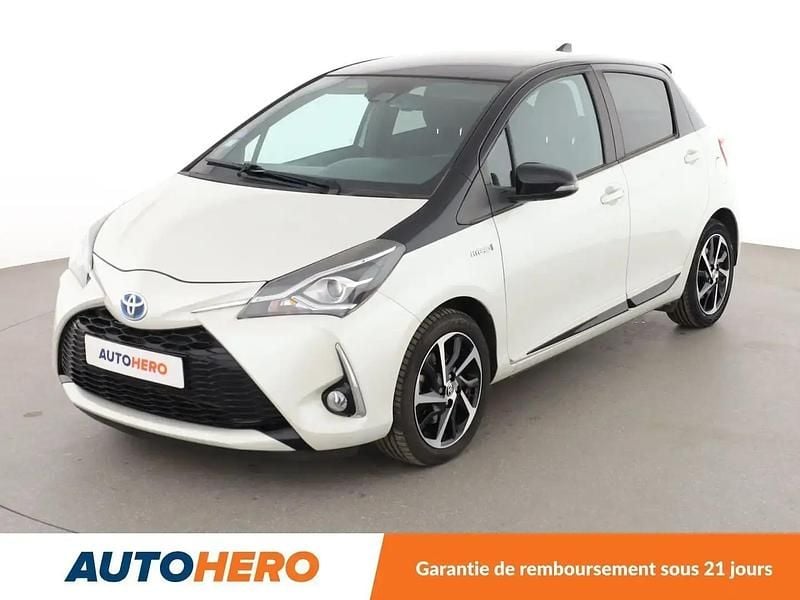 Blanc Utilisé 2019 Toyota Yaris Hybrid Citadine | 16 590 € (Bon prix) - Image 1/2