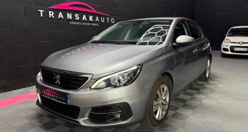 Gris Utilisé 2021 Peugeot 308 Business-Line Berline | 9 990 € (Super prix) - Image 1/4