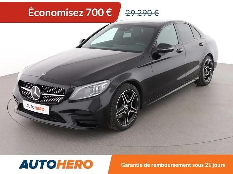 Noir Utilisé 2020 Mercedes C200 AMG line Berline | 28 590 € (Bon prix) - Image 1/2