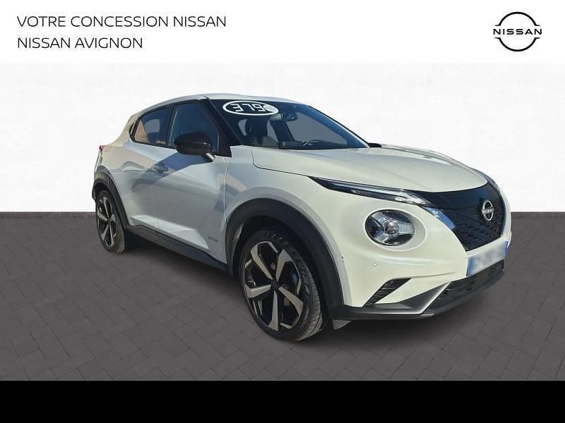 Blanc lunaire spéciale Occasion 2024 Nissan Juke Tekna SUV | 22 980 € (Prix juste) - Image 1/4