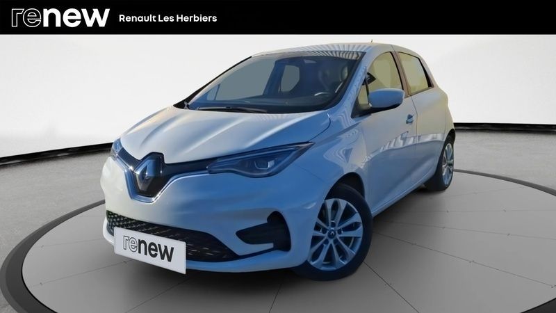 Blanc Utilisé 2020 Renault Zoe Zen Citadine | 10 790 € (Bon prix) - Image 1/4