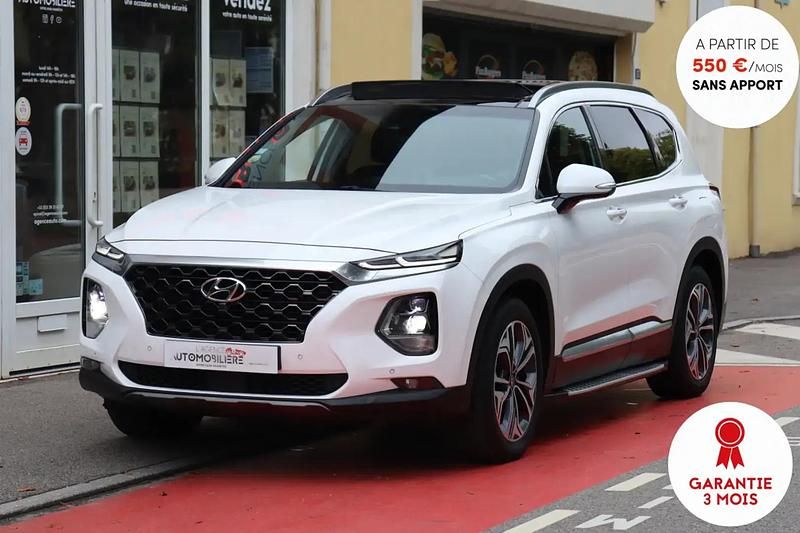 Blanc Utilisé 2019 Hyundai Grand Santa Fe SUV | 25 990 € - Image 1/4