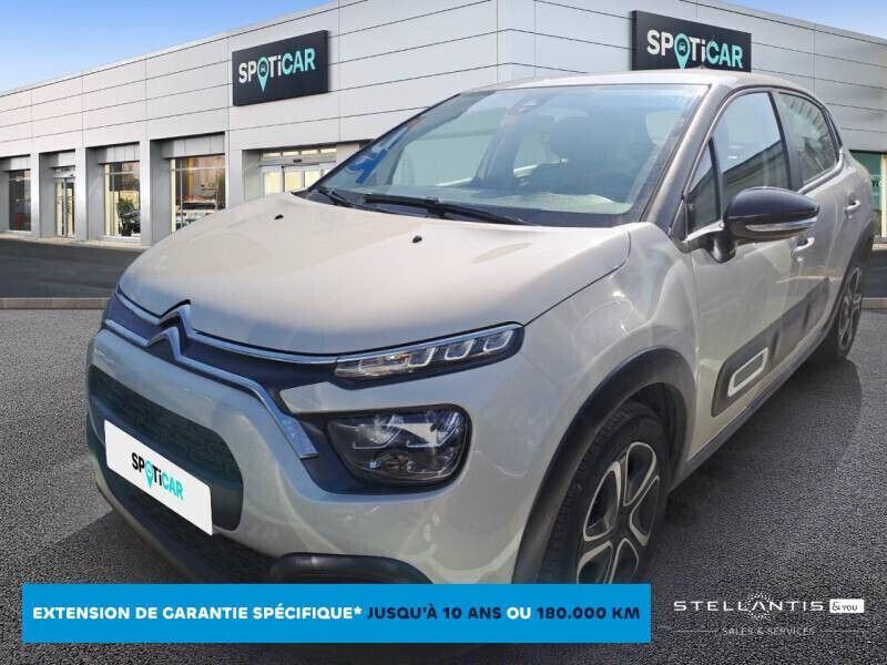 Beige Utilisé 2021 Citroën C3 PureTech Citadine | 10 990 € (Prix juste) - Image 1/4