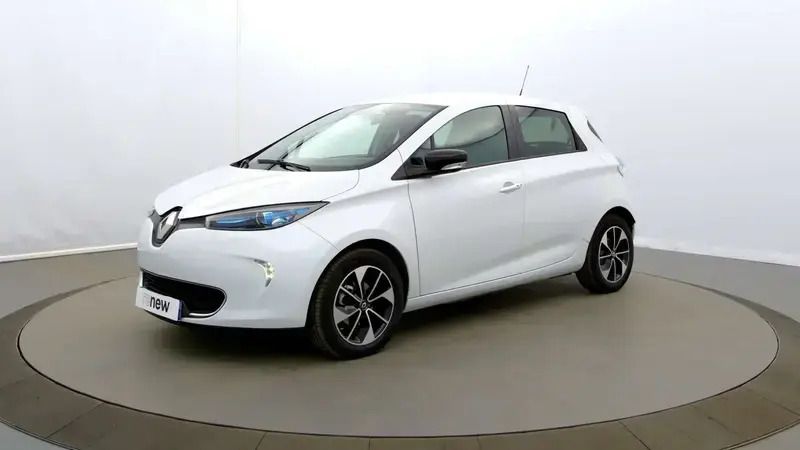 Blanc Utilisé 2018 Renault Zoe Intens Citadine | 8 390 € (Bon prix) - Image 1/4