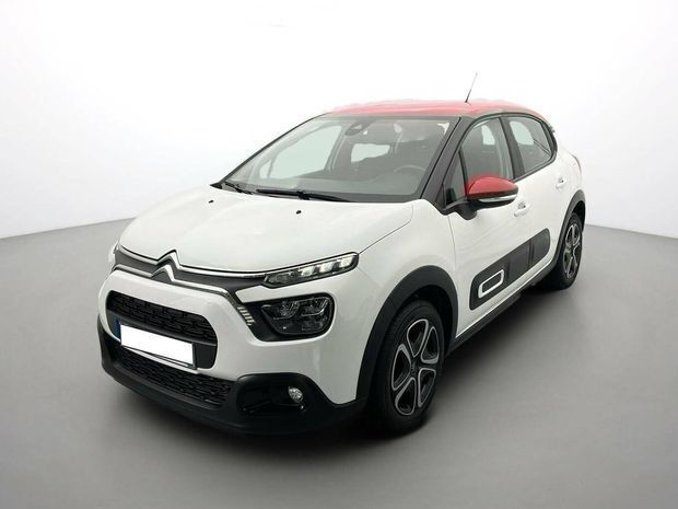Blanc Utilisé 2022 Citroën C3 Shine Citadine | 10 989 € (Prix juste) - Image 1/4
