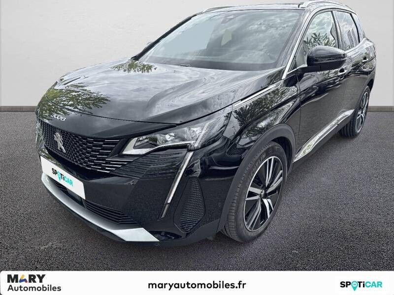 Noir Utilisé 2021 Peugeot 3008 GT | 23 490 € (Prix cher) - Image 1/4