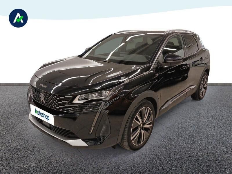 Noir Utilisé 2021 Peugeot 3008 GT SUV | 21 999 € (Prix juste) - Image 1/4