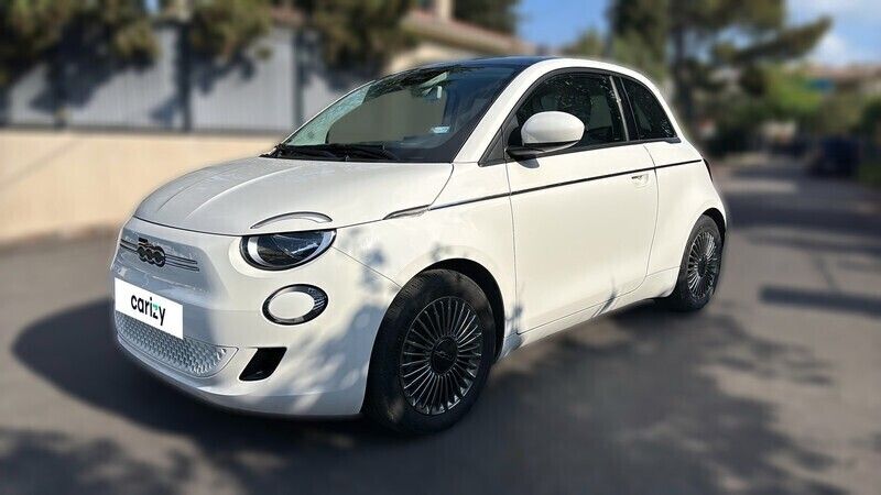 Blanc Utilisé 2021 Fiat 500e Berline | 15 290 € (Bon prix) - Image 1/4
