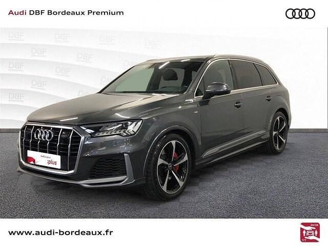 Gris daytona nacré Utilisé 2022 Audi Q7 S-Line SUV | 53 990 € (Super prix) - Image 1/4