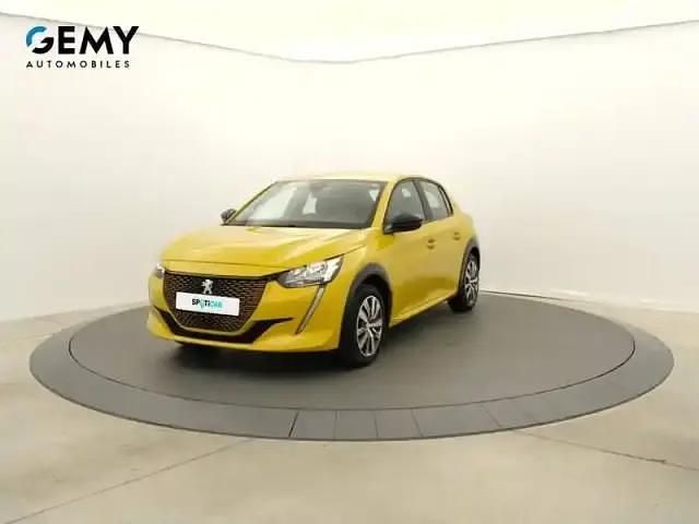 Jaune Occasion 2022 Peugeot e-208 Active Citadine | 16 400 € (Prix juste) - Image 1/4