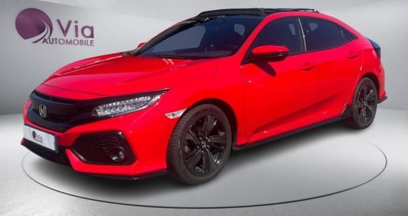 Rouge Utilisé 2017 Honda Civic Sport Plus Berline | 19 490 € (Prix juste) - Image 1/4