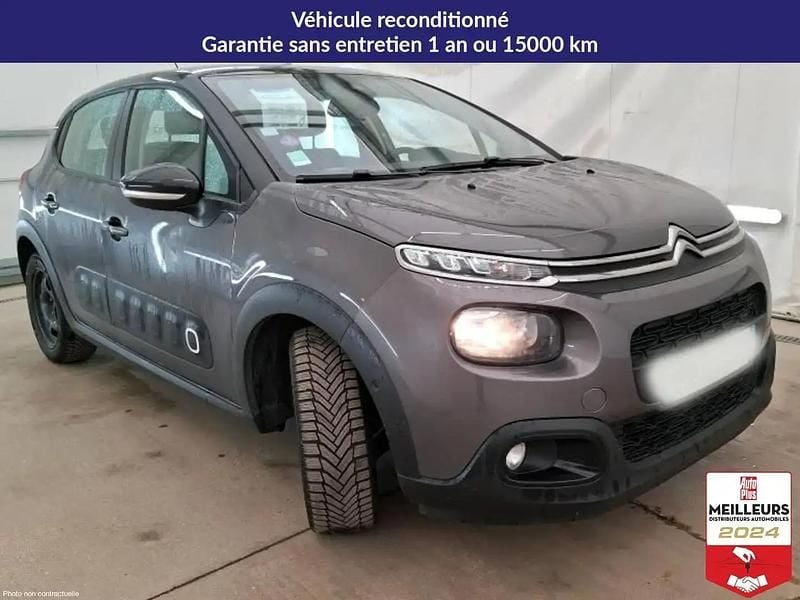 Gris Occasion 2020 Citroën C3 PureTech Berline | 10 900 € (Prix juste) - Image 1/4