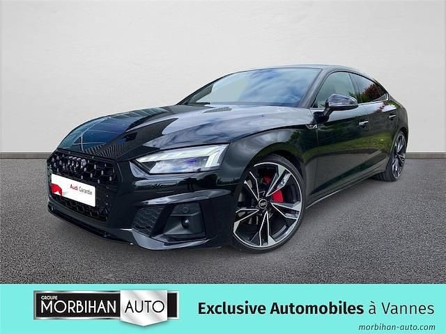 Noir mythe métallisé Occasion 2022 Audi A5 Sportback S-Line Citadine | 38 990 € (Prix juste) - Image 1/4