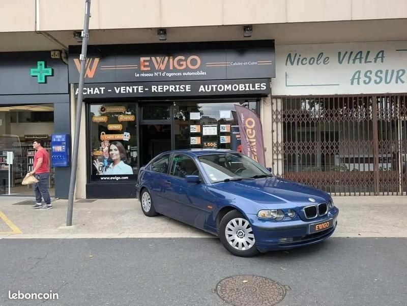 Bleu Utilisé 2001 BMW 316 Compact Comfort Edition Citadine | 4 990 € - Image 1/4