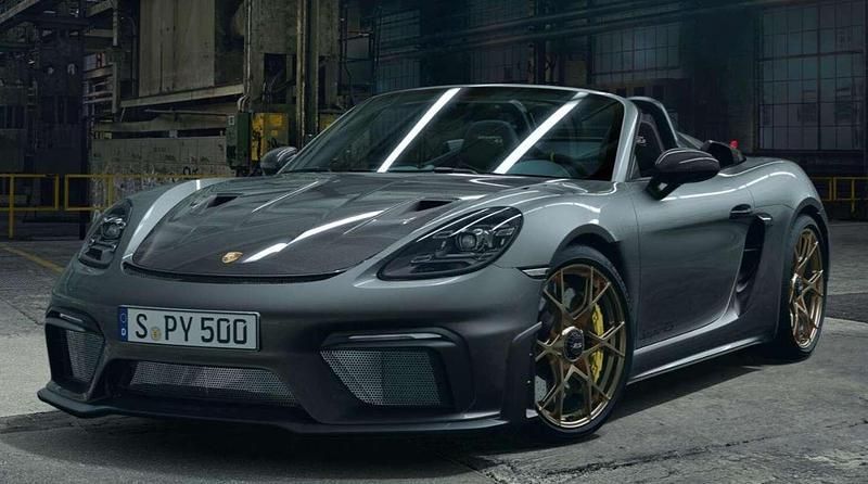 Nouvelle Porsche 718 Spyder 500 ch (367 kW) 2025 Gris Cabriolet