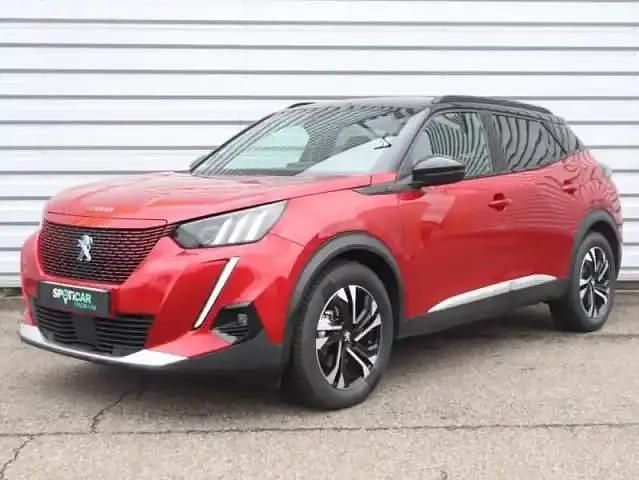Rouge Utilisé 2020 Peugeot e-2008 GT-line SUV | 18 900 € (Prix cher) - Image 1/4