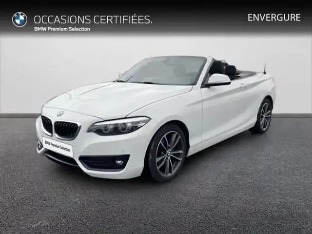 Alpinweiss Occasion 2020 BMW 220 Sport Line Cabriolet | 27 990 € - Image 1/4