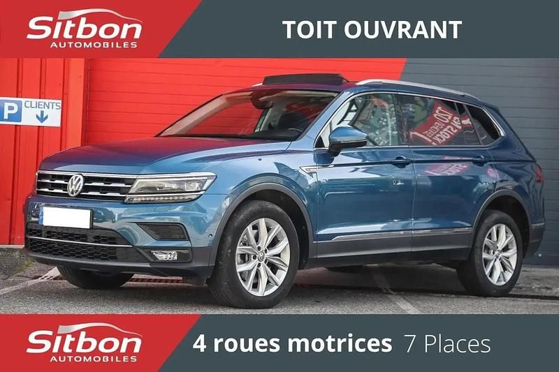 Bleu Utilisé 2019 VW Tiguan Allspace SUV | 32 970 € (Prix juste) - Image 1/4