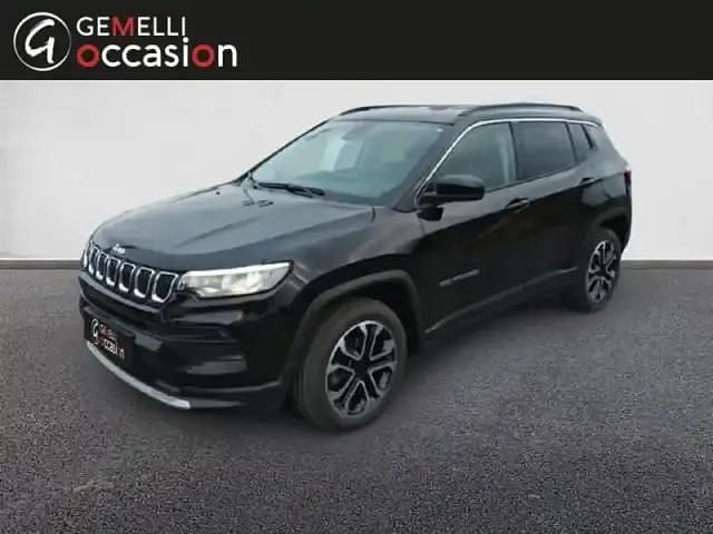 Solid black Occasion 2023 Jeep Compass Limited SUV | 25 900 € (Prix juste) - Image 1/4