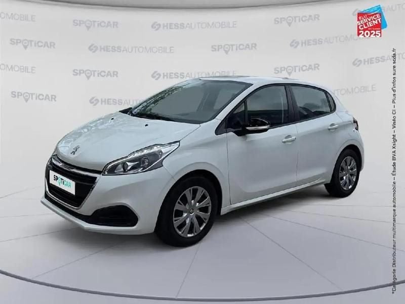 Blanc Utilisé 2019 Peugeot 208 Allure Citadine | 9 999 € (Bon prix) - Image 1/4