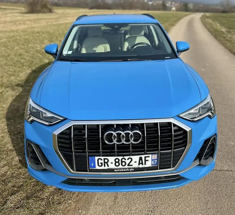 Bleu Occasion 2019 Audi Q3 Sport SUV | 24 300 € (Prix juste) - Image 1/4