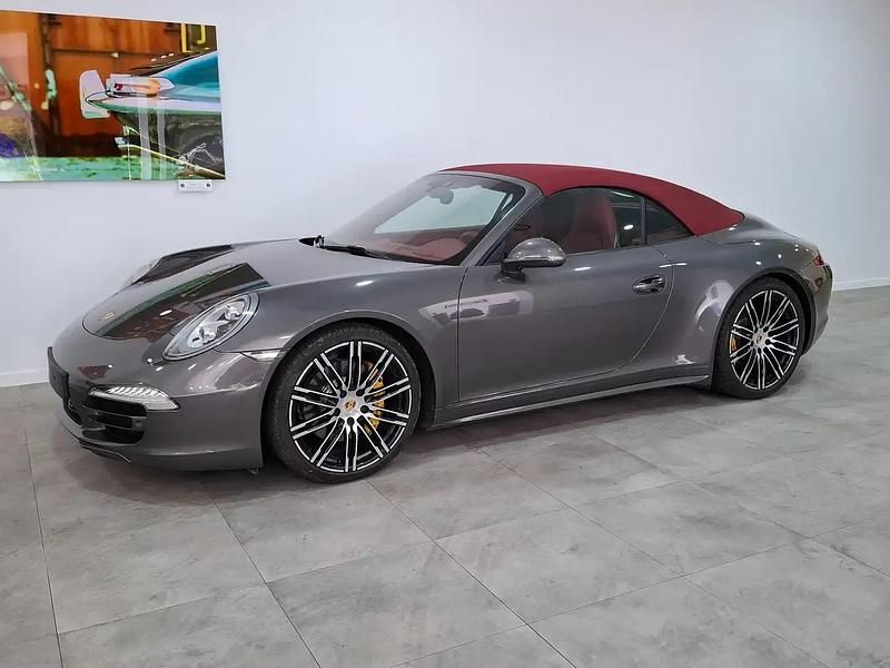 Gris Utilisé 2015 Porsche 911 Carrera 4S Cabriolet Cabriolet | 108 000 € (Prix cher) - Image 1/4