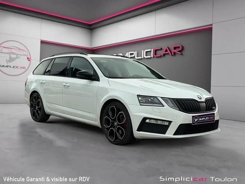 Occasion Skoda Octavia RS 184 ch (135 kW) 2019 Blanc Break