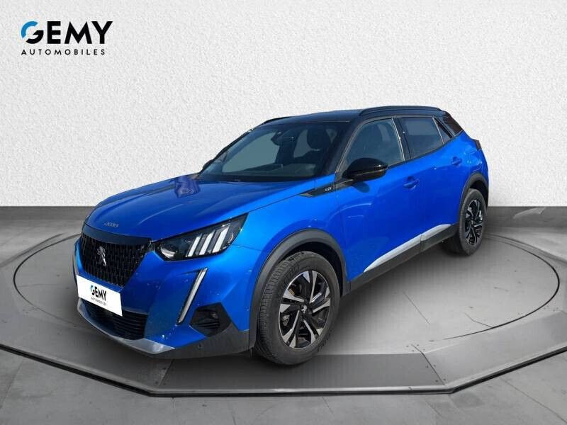 Bleu Utilisé 2021 Peugeot 2008 GT-line SUV | 15 990 € (Prix juste) - Image 1/4